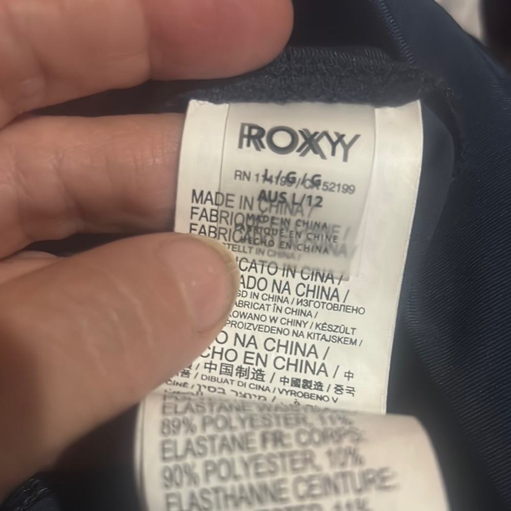 Roxy Woman’s Endless Summer Navy Blue Swim Board Shorts NEW Large - Picture 9 of 9